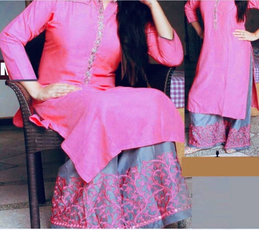 Unstitched PURPLE Salwar Kameez For Women