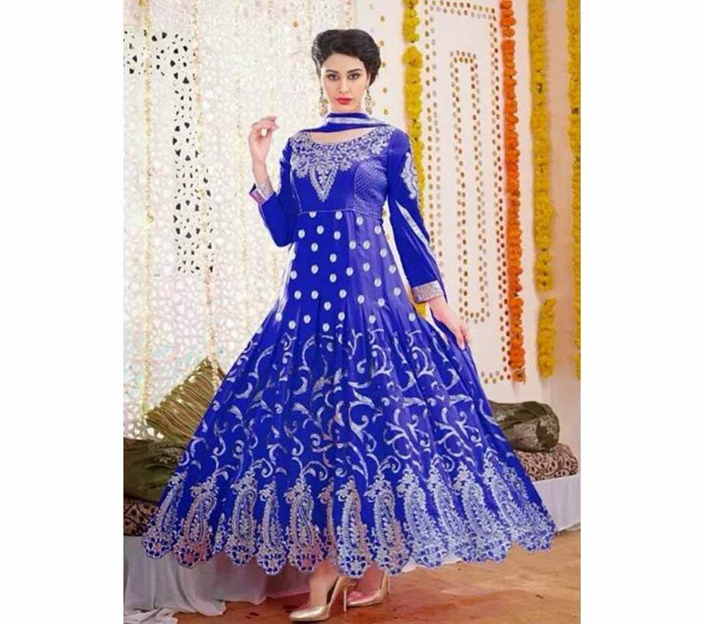 Semi Stitched Georgette Anarkoli Dress 