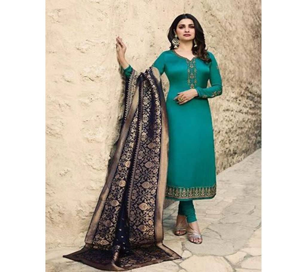 Vinay Kaseesh Banaras 3 Hitlist ( Dark Tiffany Blue & Banaras Dopatta) - Copy