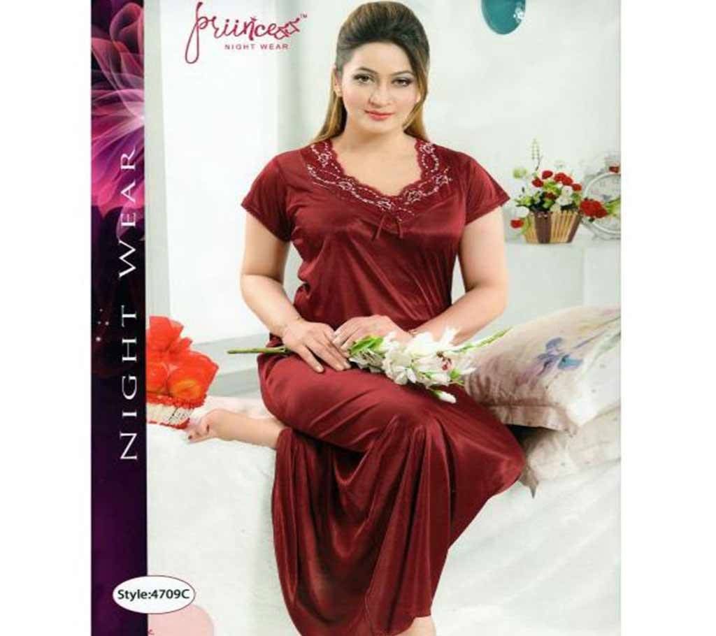 Fashionable One Part Night Dress-4712 B