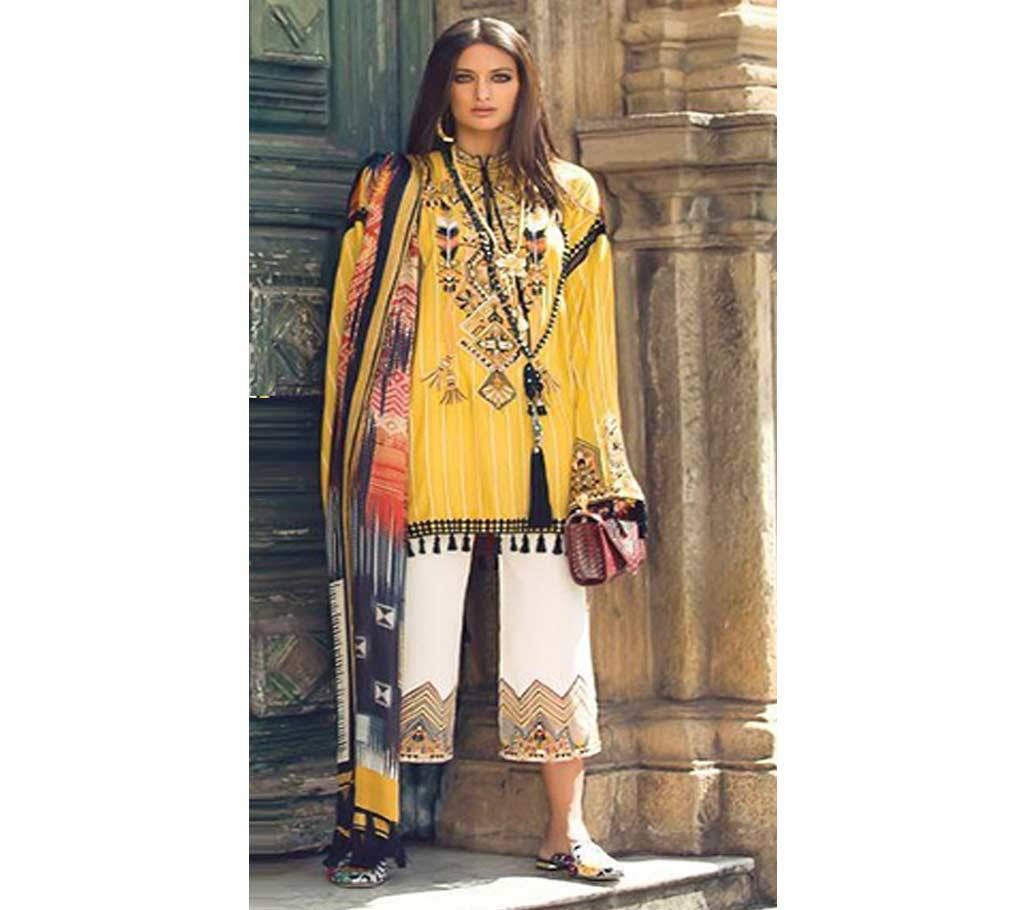 Shree Fabs Saadia Asad Festival Collection Vol 2 - 7014 - Golden Yellow - TAJ