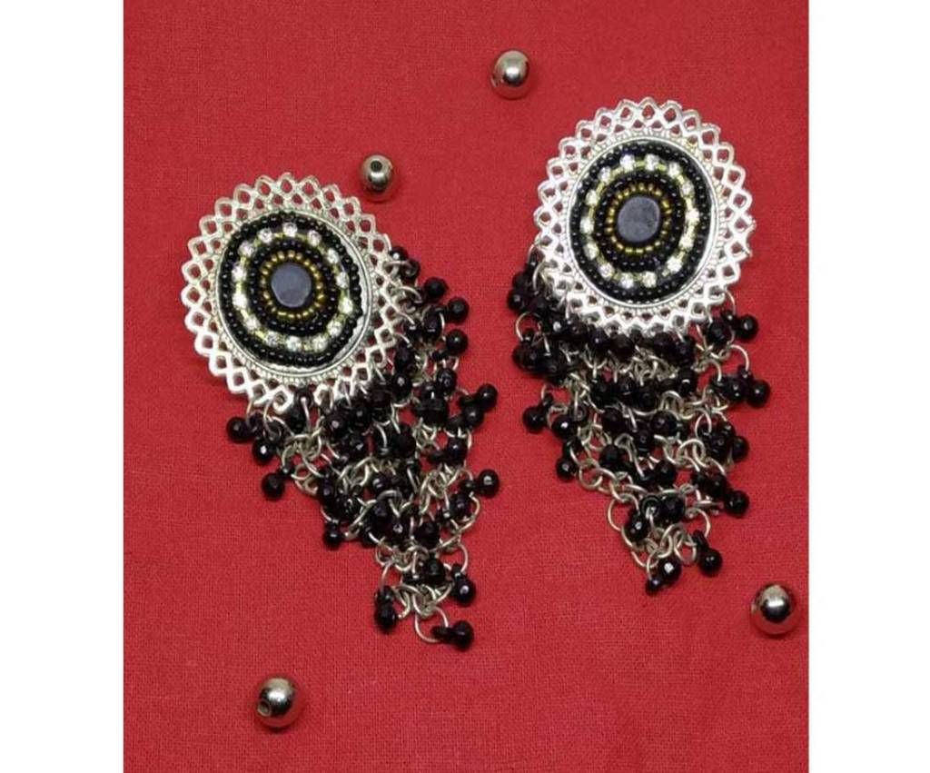 oxidised earring