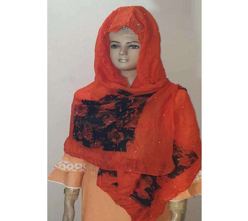 Multi color Crinkle Hijab 2pc package