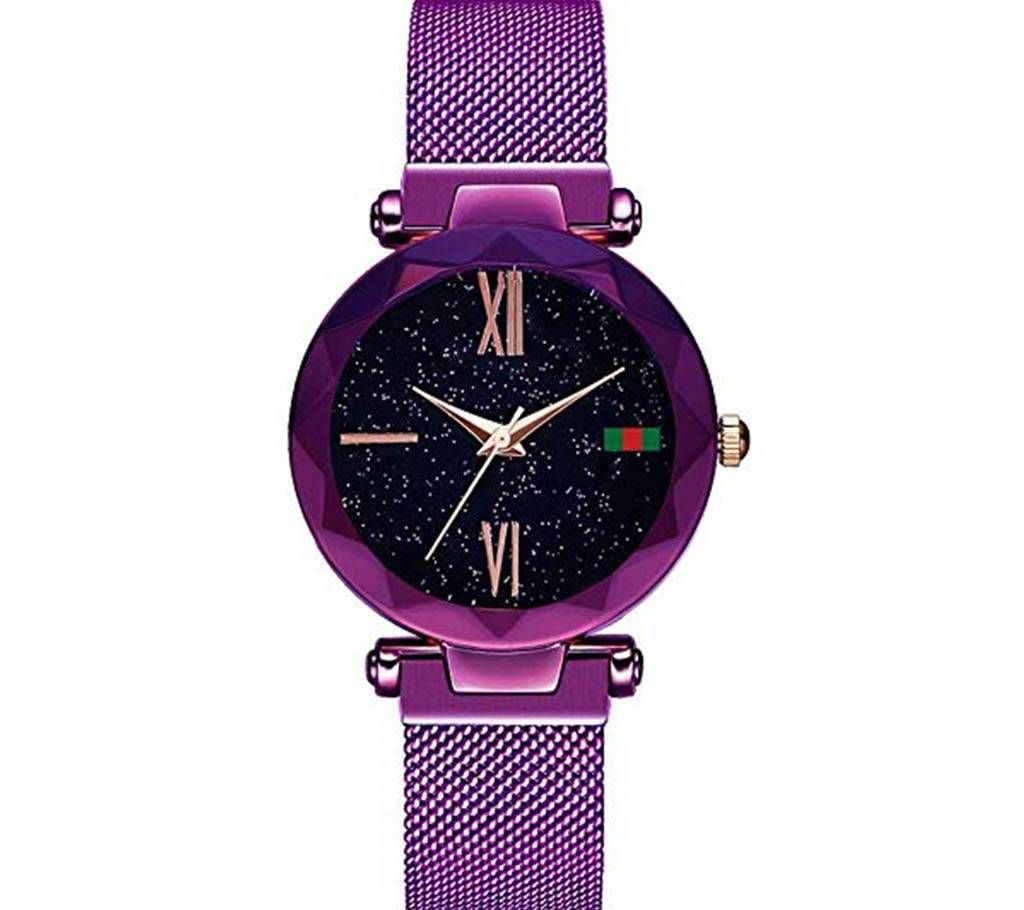 Dior Magnet Analog Watch for Women - Purple 01