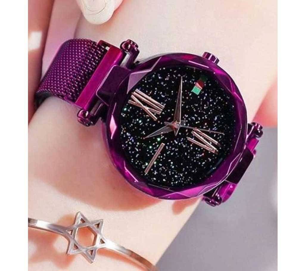 Ladies Magentic Wrist Watch - Pink03 - SFH