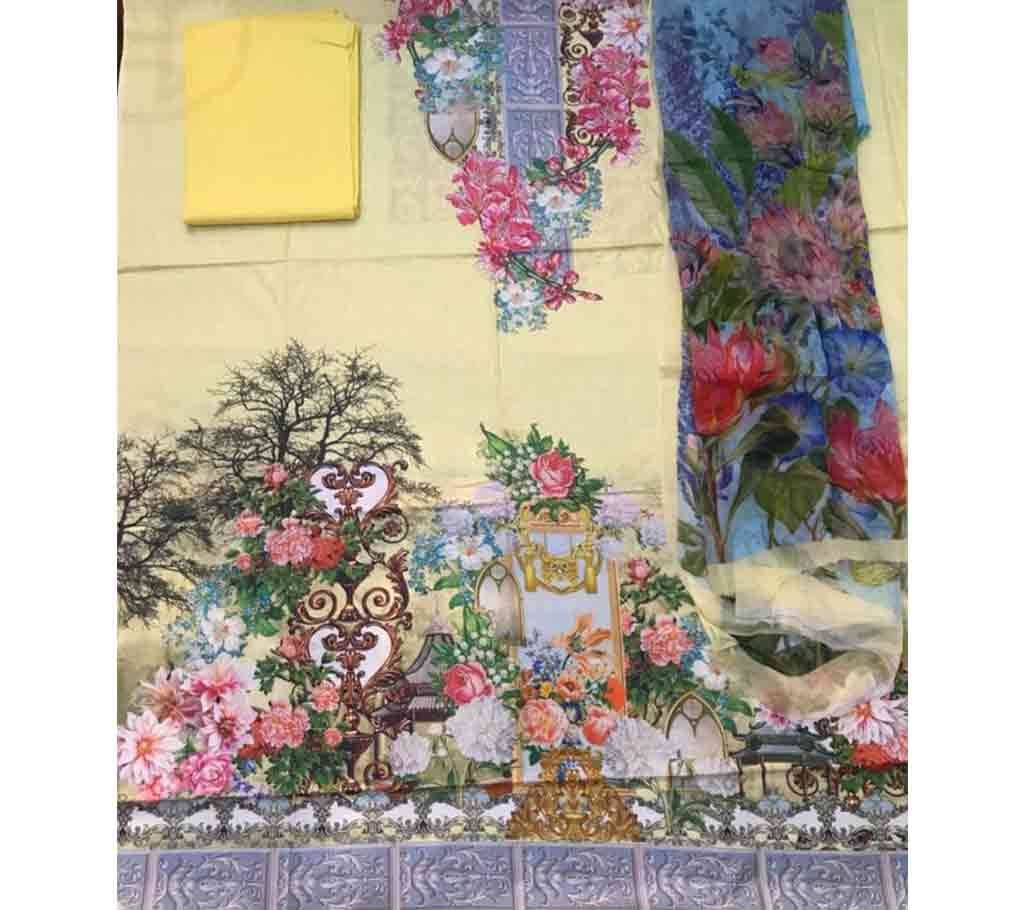 Pakistani Lawn Unstitched  3D Printed