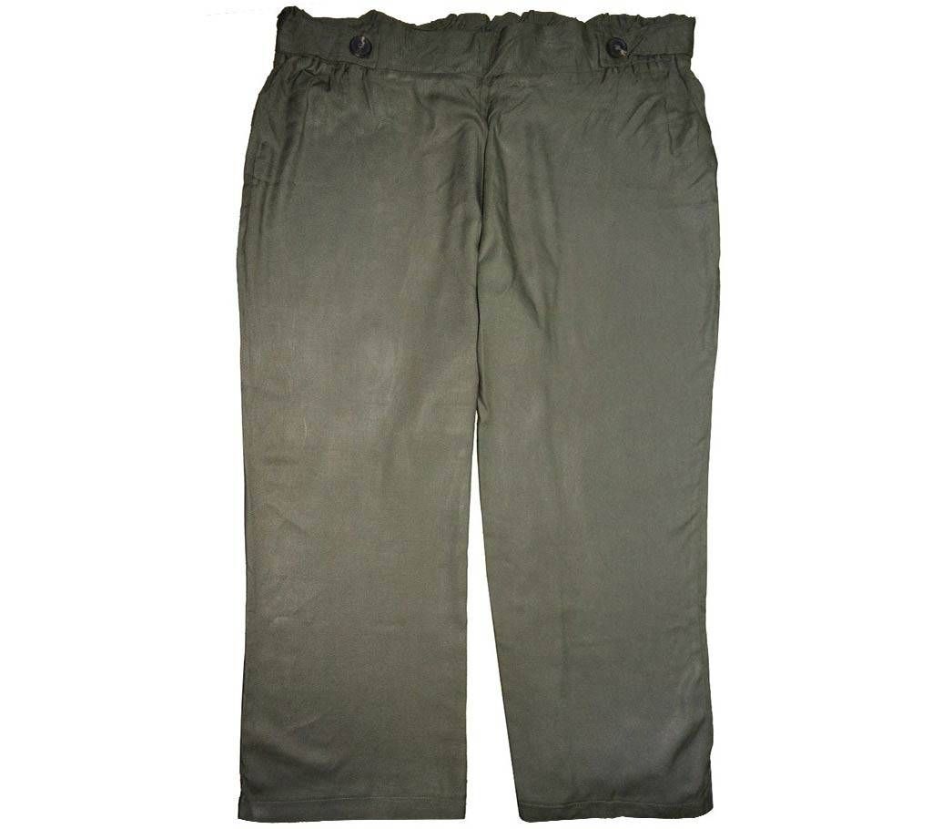 Ivy Green Cotton Trouser