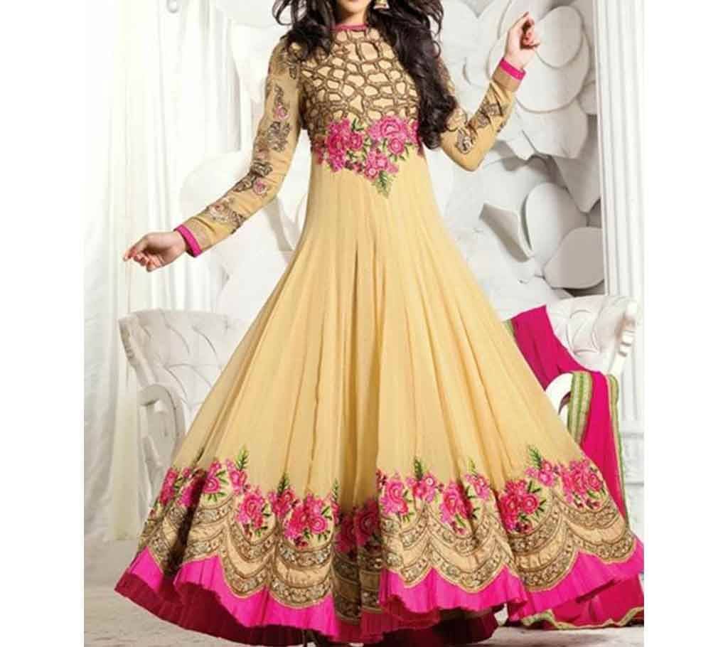 Unstitched Soft Georgette Gown 