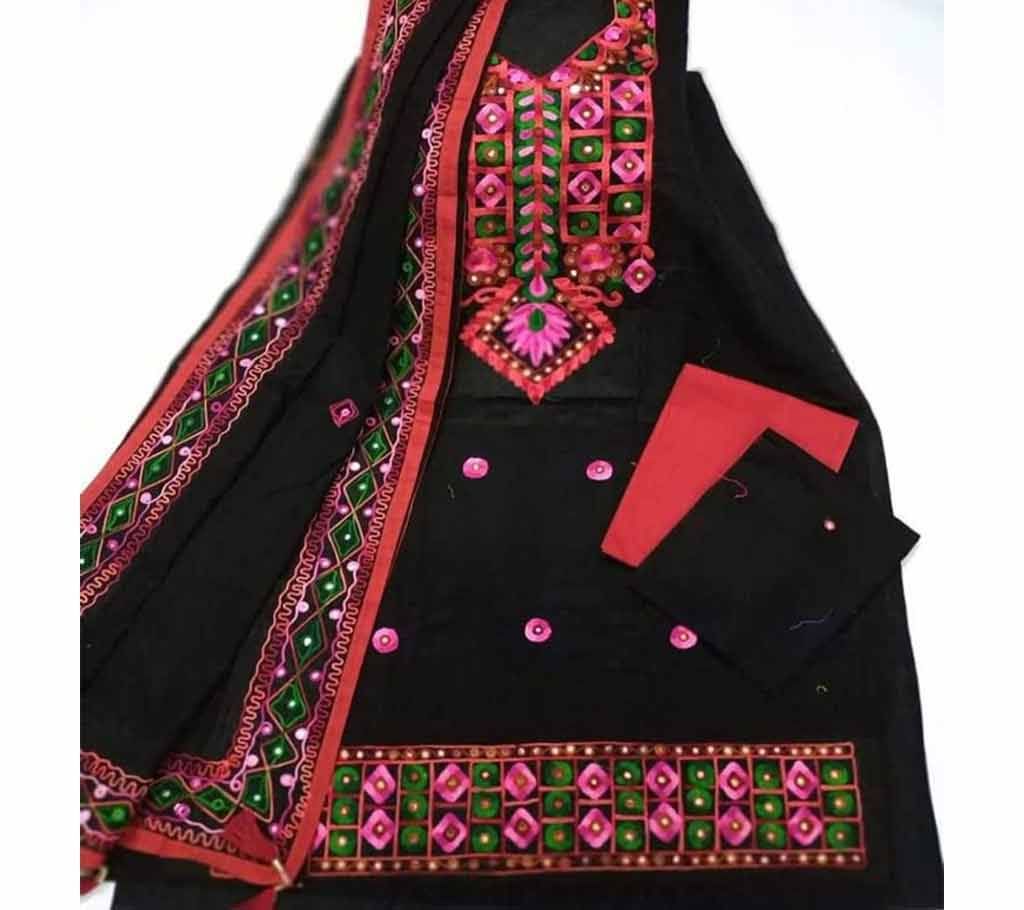Unstitched Ary Hand work with Ambrodary Shalwar Kameez for Women-1