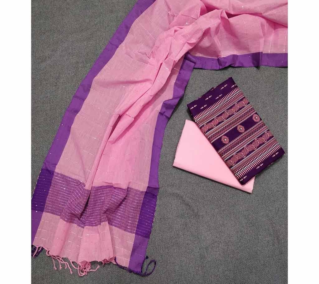 Homemade Tat Original Cotton Multi Color Deshi Shalwar Kameez-37