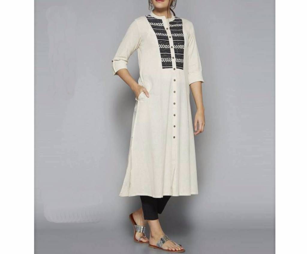 Unstitched Block Printed Replica Cotton Two Piece