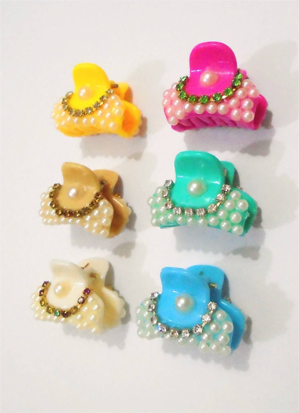 Mini Hair Clip - 6 pcs set