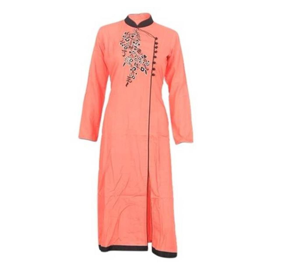 Coral Lilen Kurti