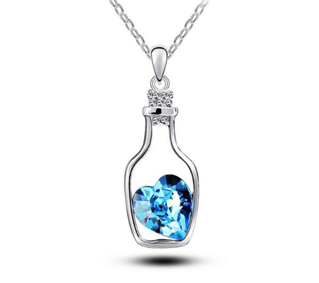 Bottled Heart Shaped Pendant