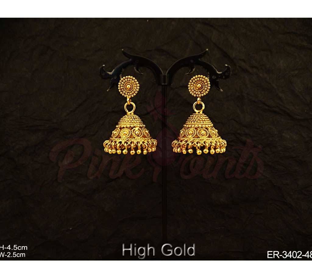 Triangular shape antique earrings (by Pink Point - ER-3402-48)