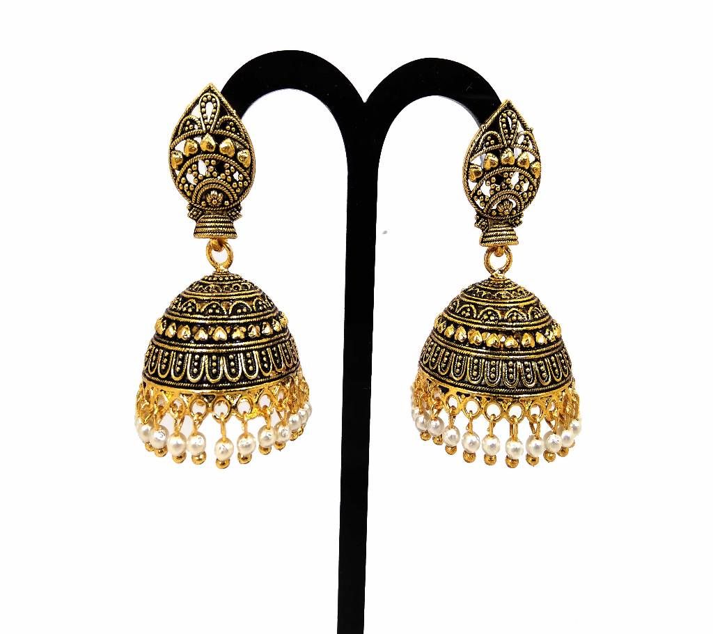 Indian gold plated jhumka 