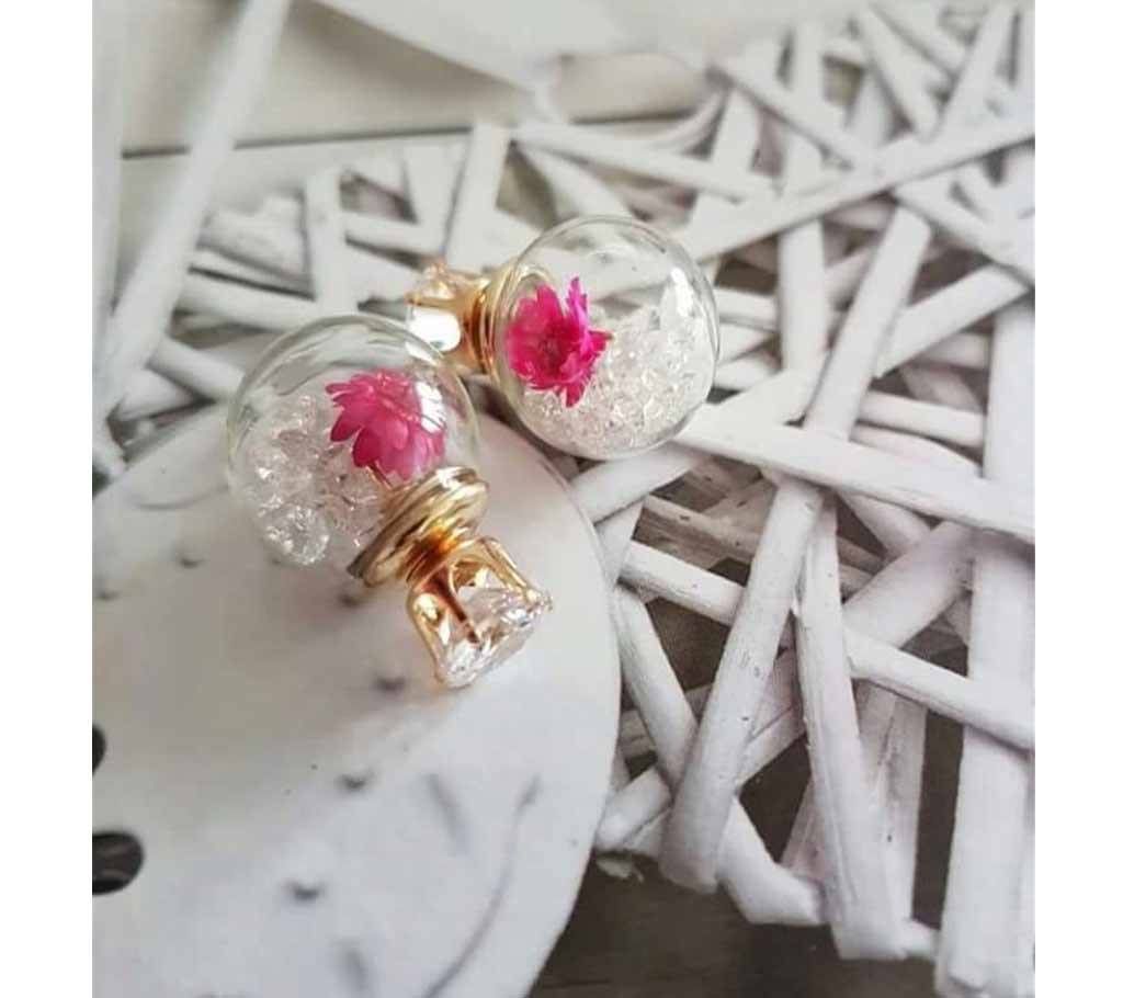 Both side Ball Earring