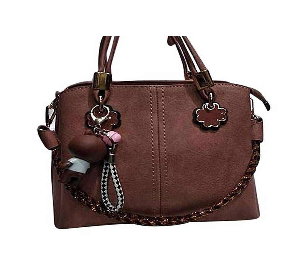 Ayaandeal Pink Artificial Leather Handbag