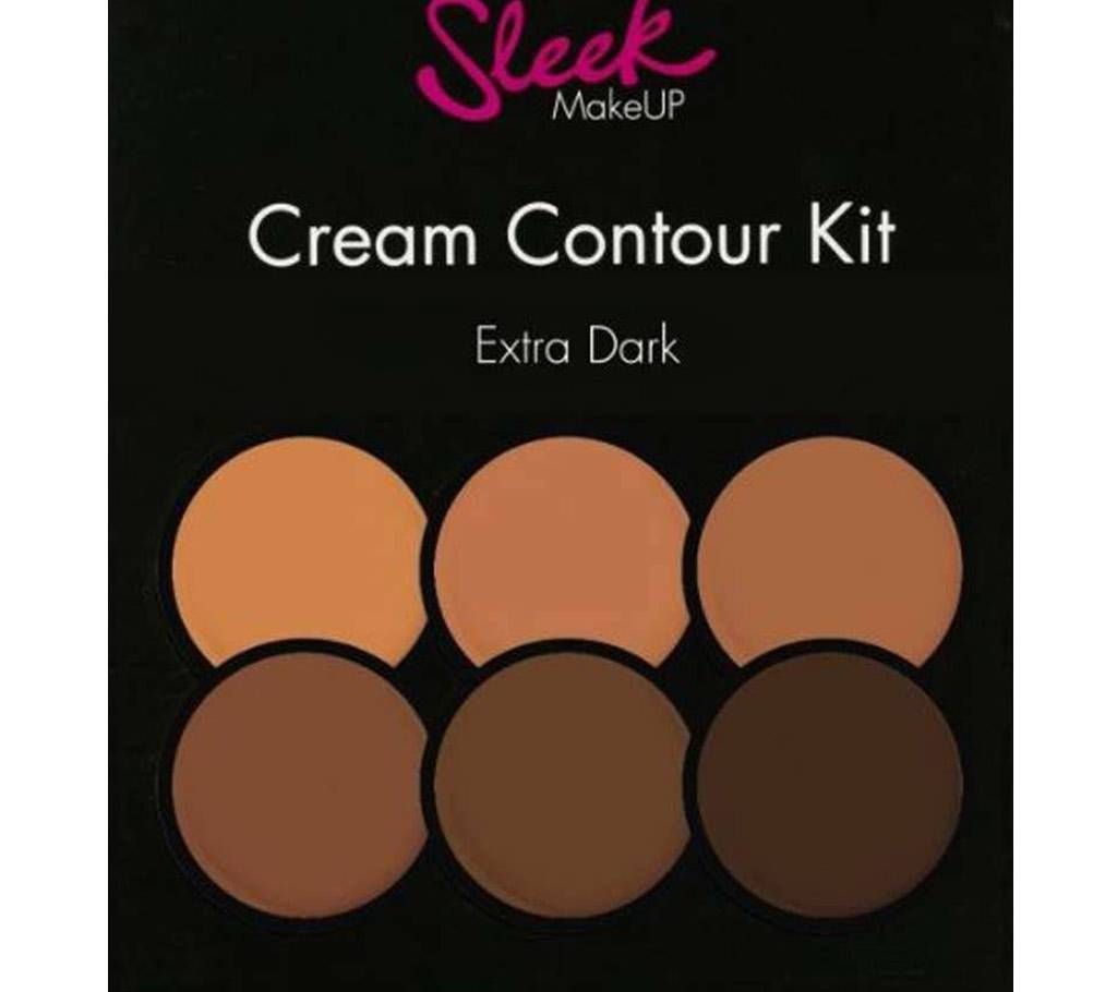 Sleek Cream Contour Kit Extra Dark Makeup