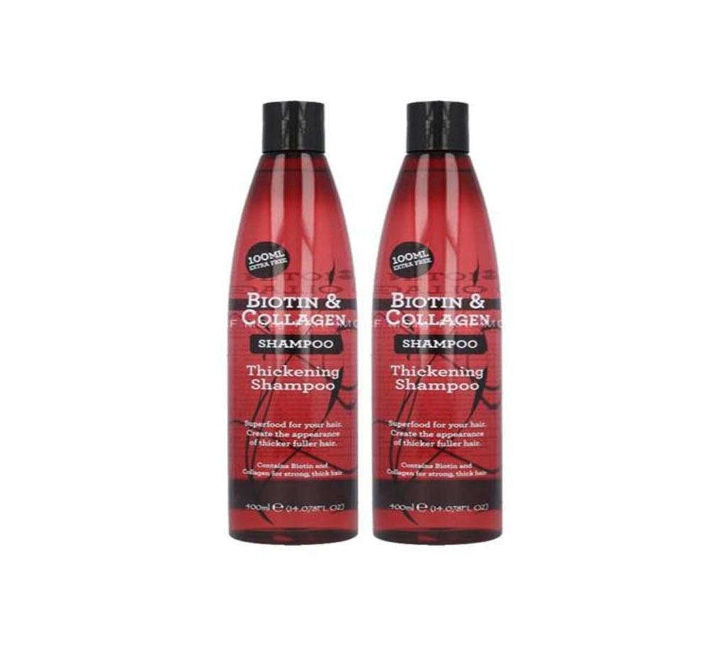 Biotin & Collagen Thickening Shampoo & Conditioner Set 500ml UK