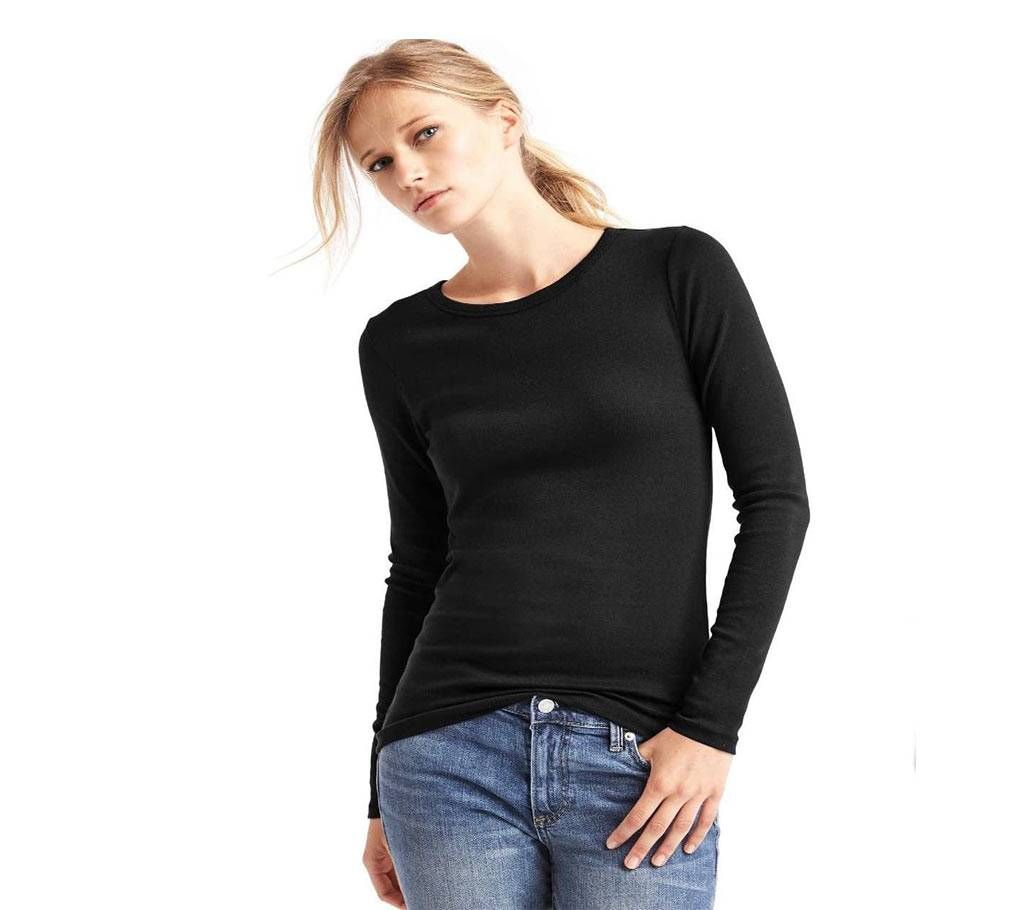 Full Sleeve round neck  t-shirt for women.