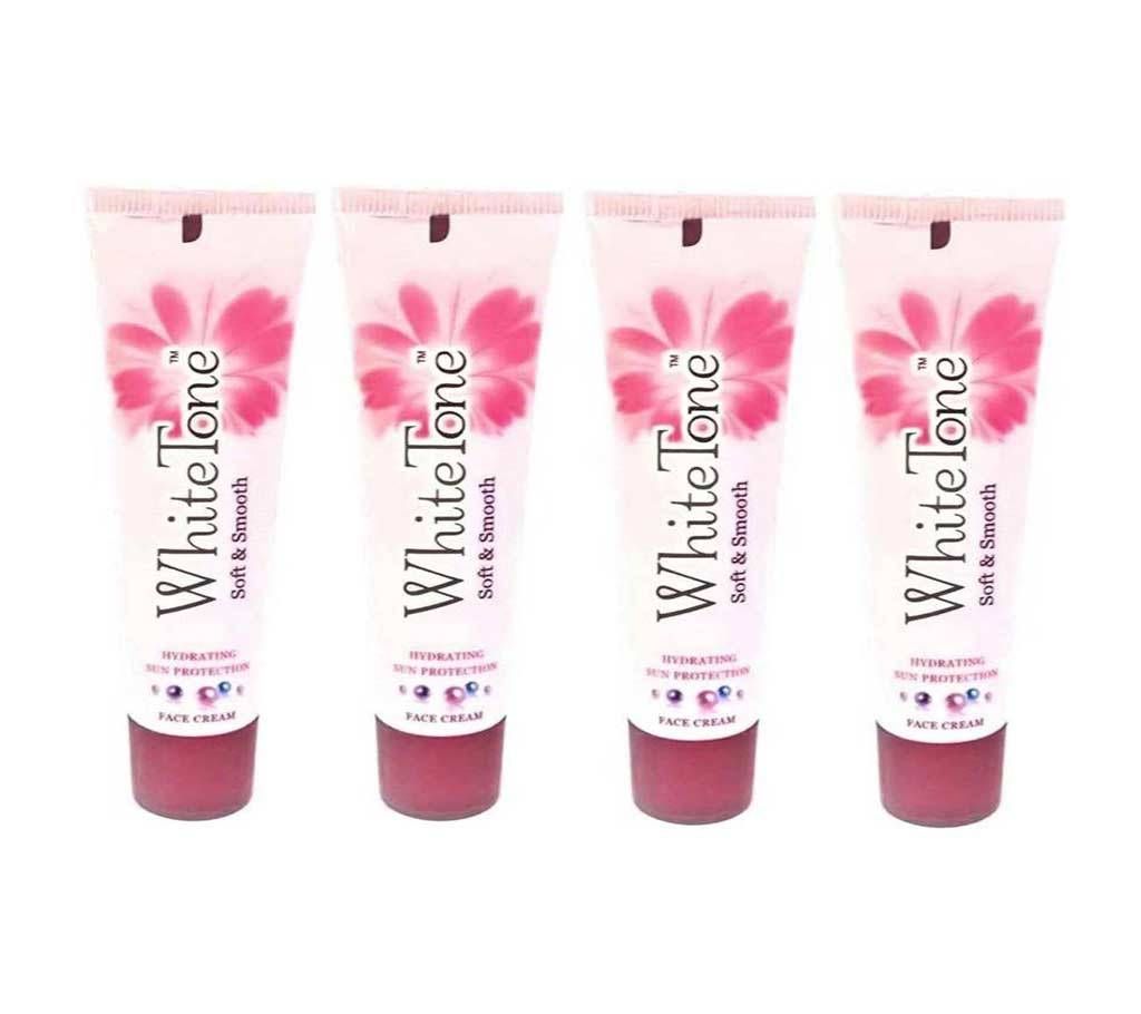 White Tone Soft & Smooth Face Cream 25gm India 1 piece 