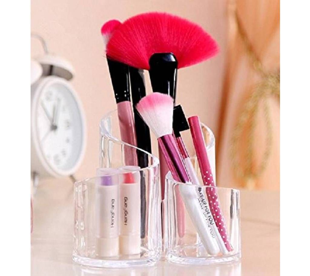 Stylish Makeup Brush Organizer (Transparent)