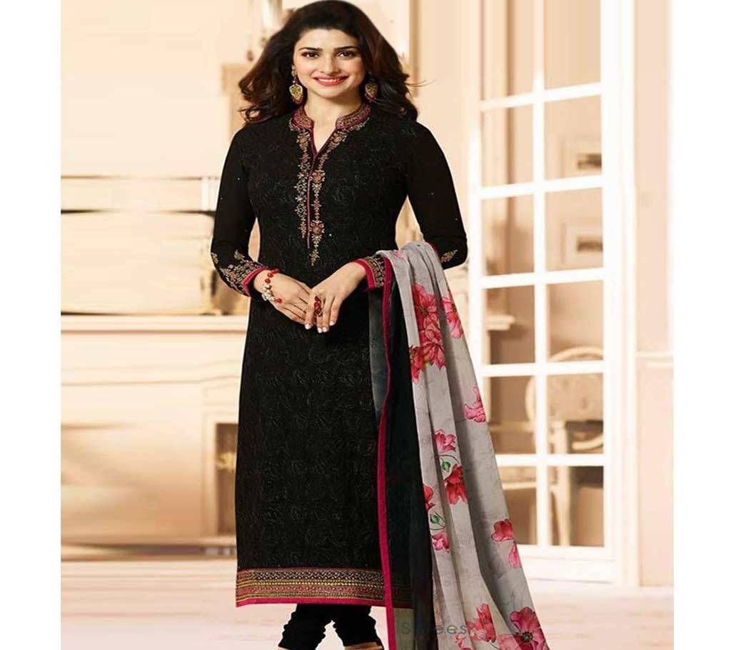 Indian Semi-Stitched Embroidery Georgette Kameez  