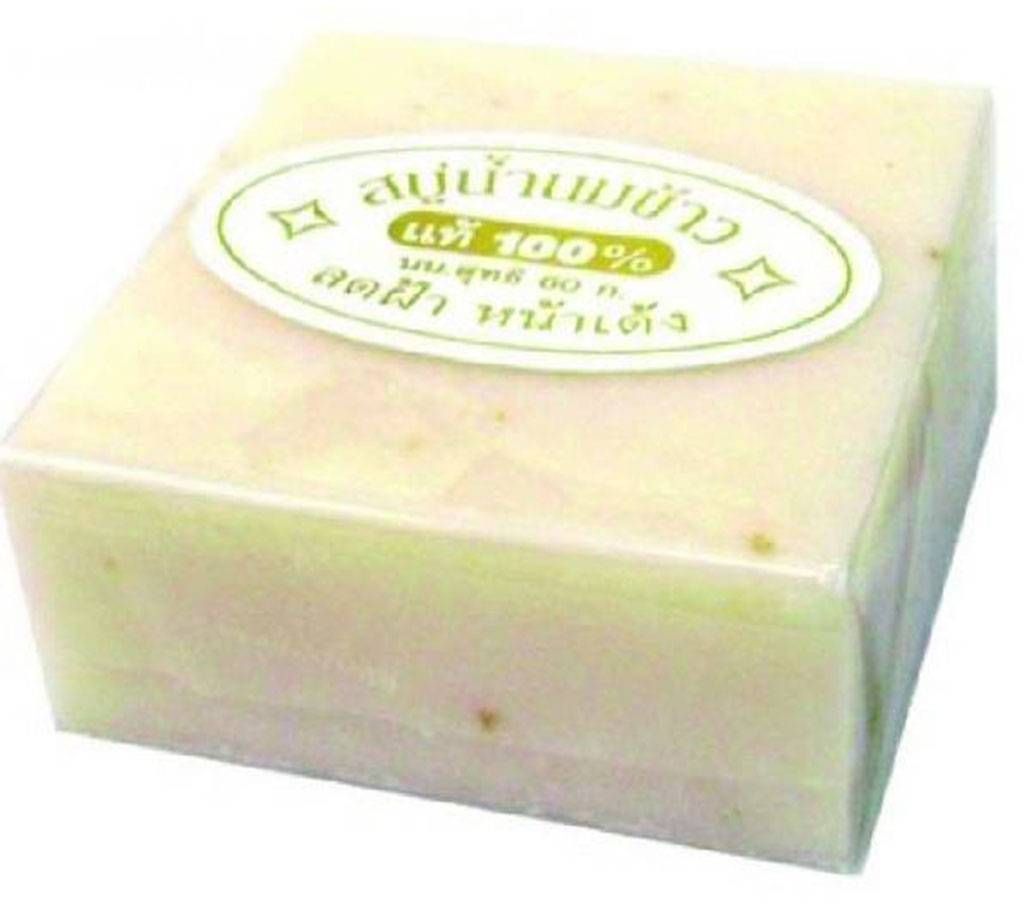 Rice milk soap