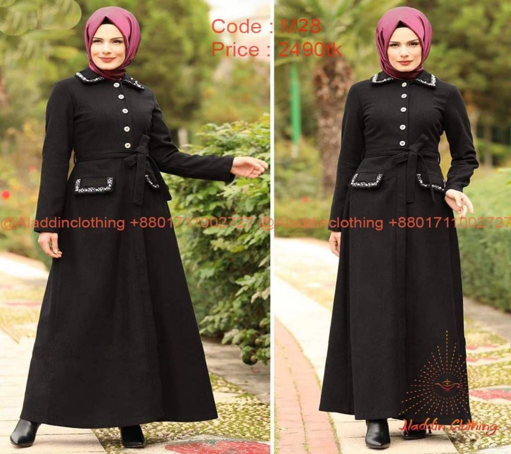 Blazer fabric Abaya Muslim women wear