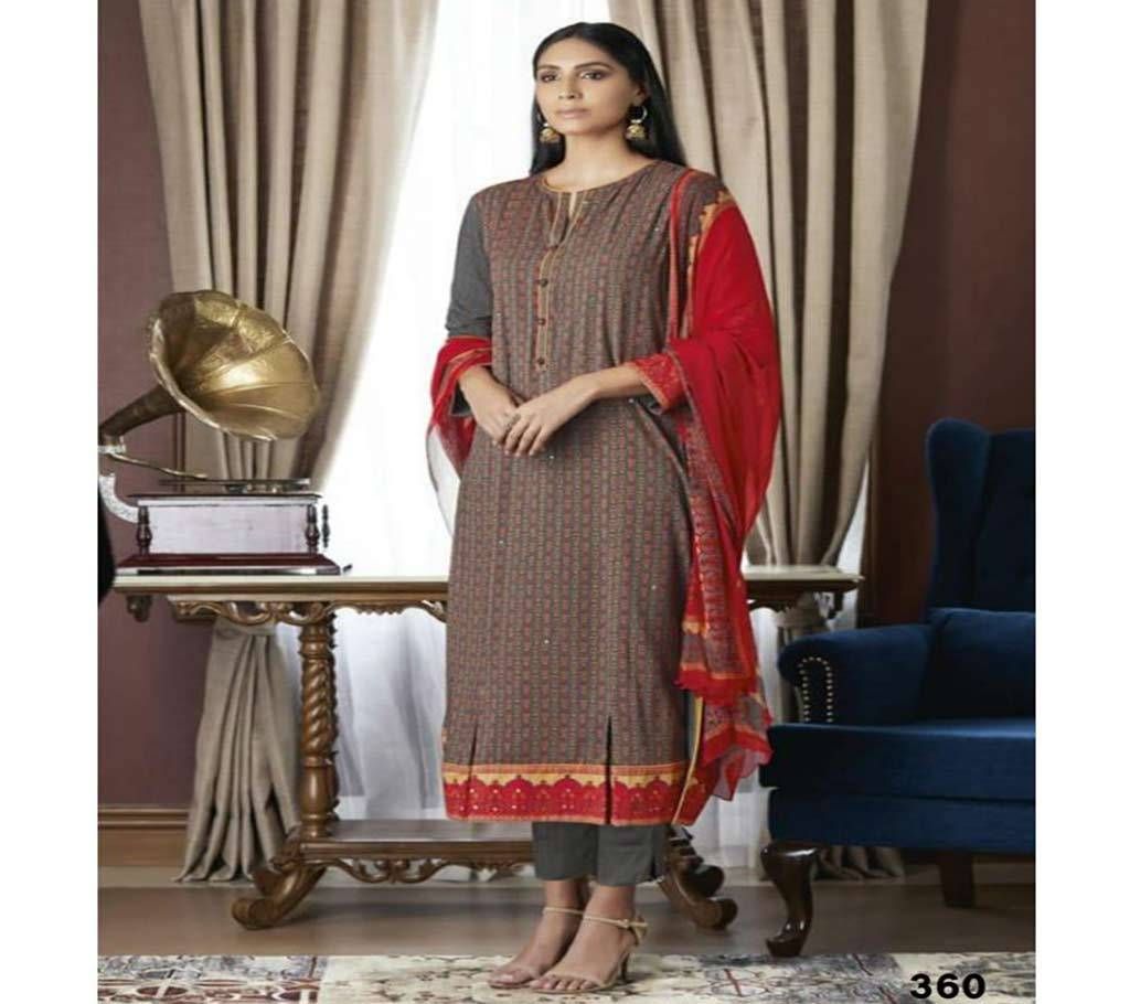 Itrana Alvina - 360 Unstitched Cotton Suit