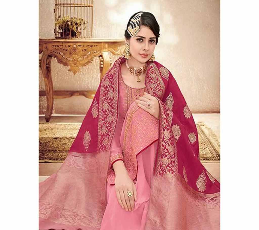 Hasna Babaras VOL 7 Baby Pink with Red Orna 7001