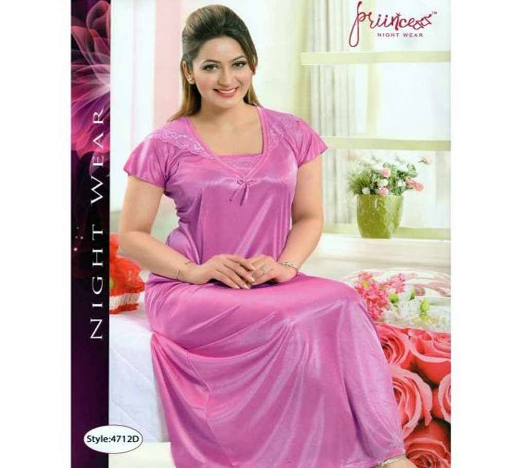 Fashionable One Part Night Dress-4712 D