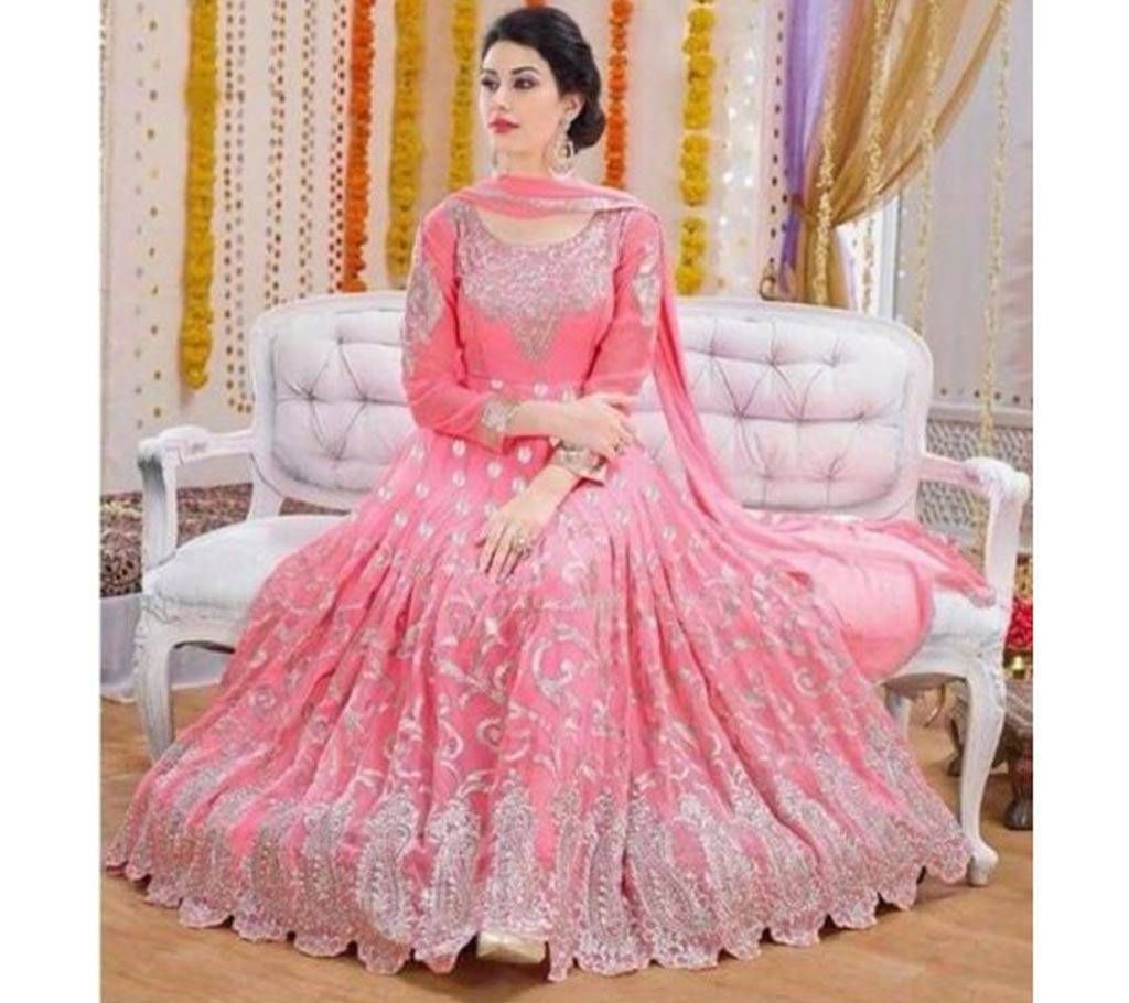 Unsttiched Georgette Lehenga-22