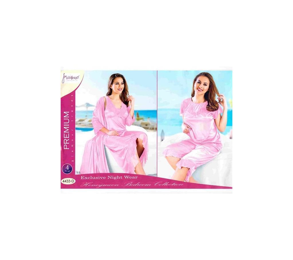 Gorgeous 4 Part Night Dress For Women ND3-06