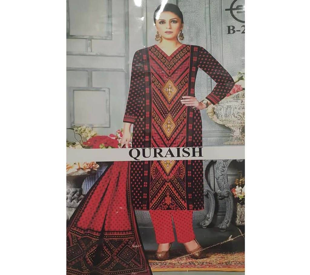 Joypuri  Indian unstiched cotton three piece