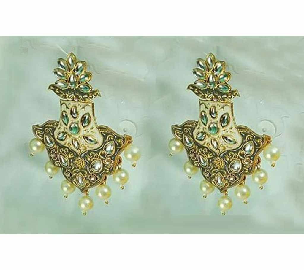 Minakari Jaipur Kundon Earring