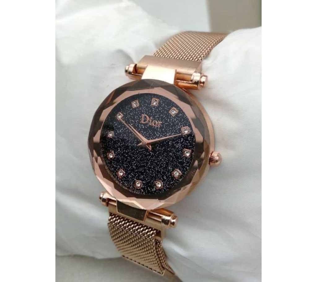 Dior magnetic wrist watch  Golden02  SFH1