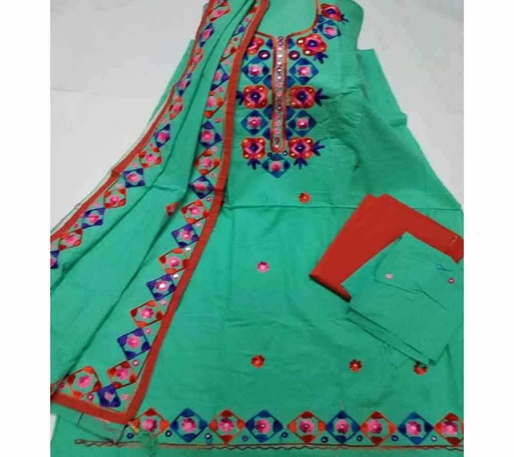 Unstitched Ary Hand work with Ambrodary Shalwar Kameez for Women-2