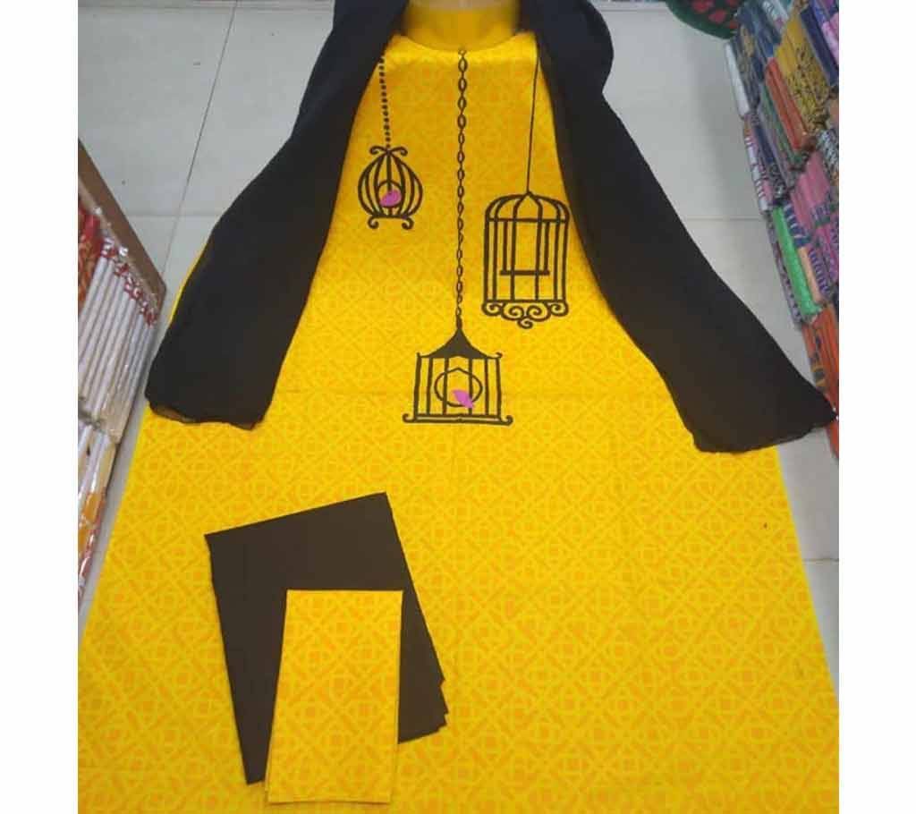 Rajdhani Voil Cotton Block Printed Shalwer Kameez for Women-2