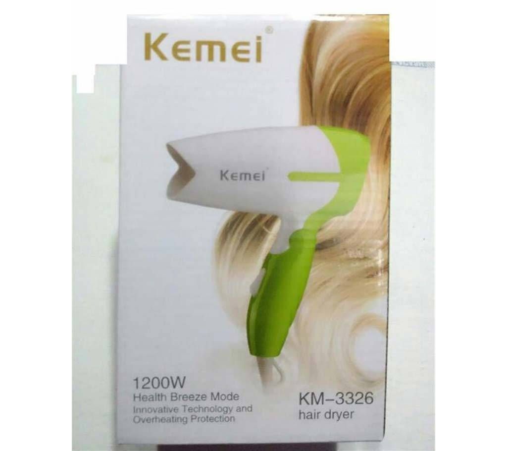 kemei km3326 hair dryer 