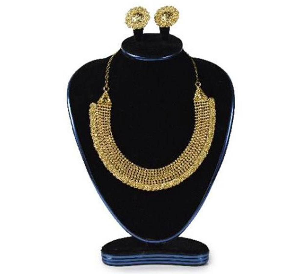 Indian Multi Color Gold Plated Necklace Set for Women