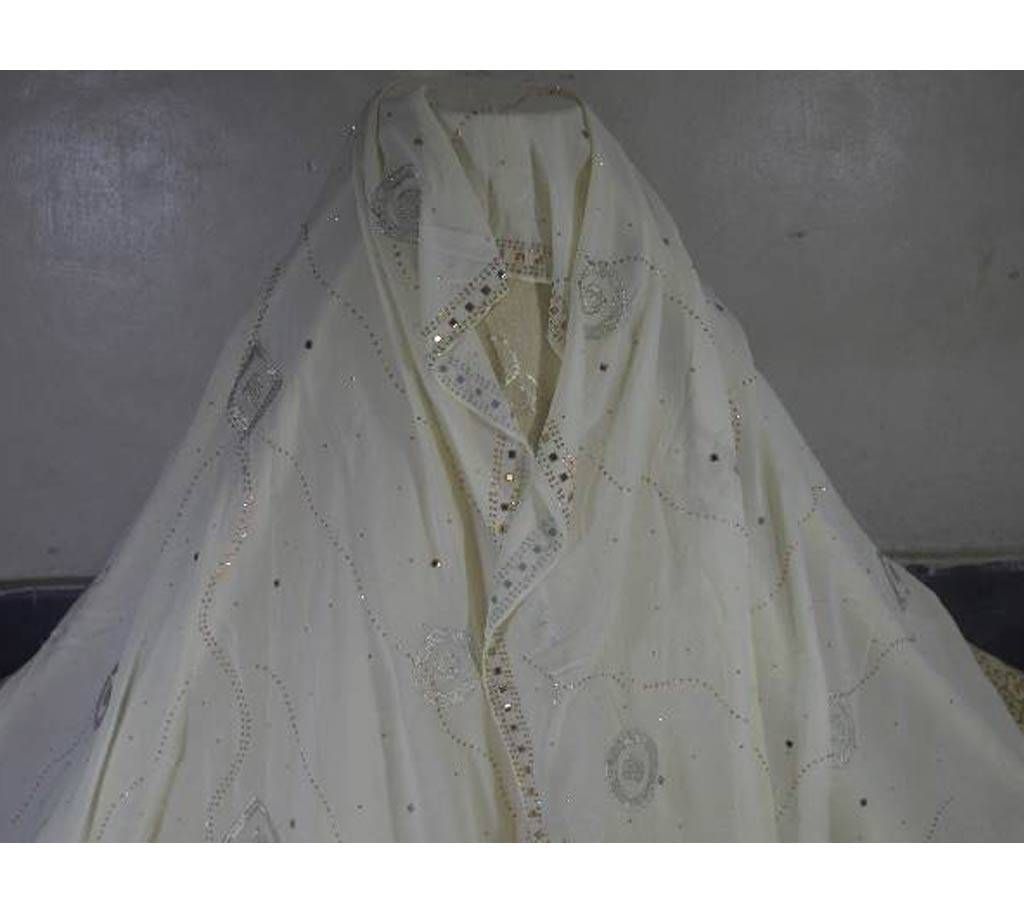 Light Gray Georgette high quality Hijab