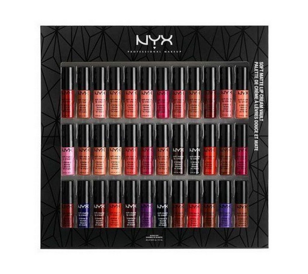 NYX 32 color lipstick set
