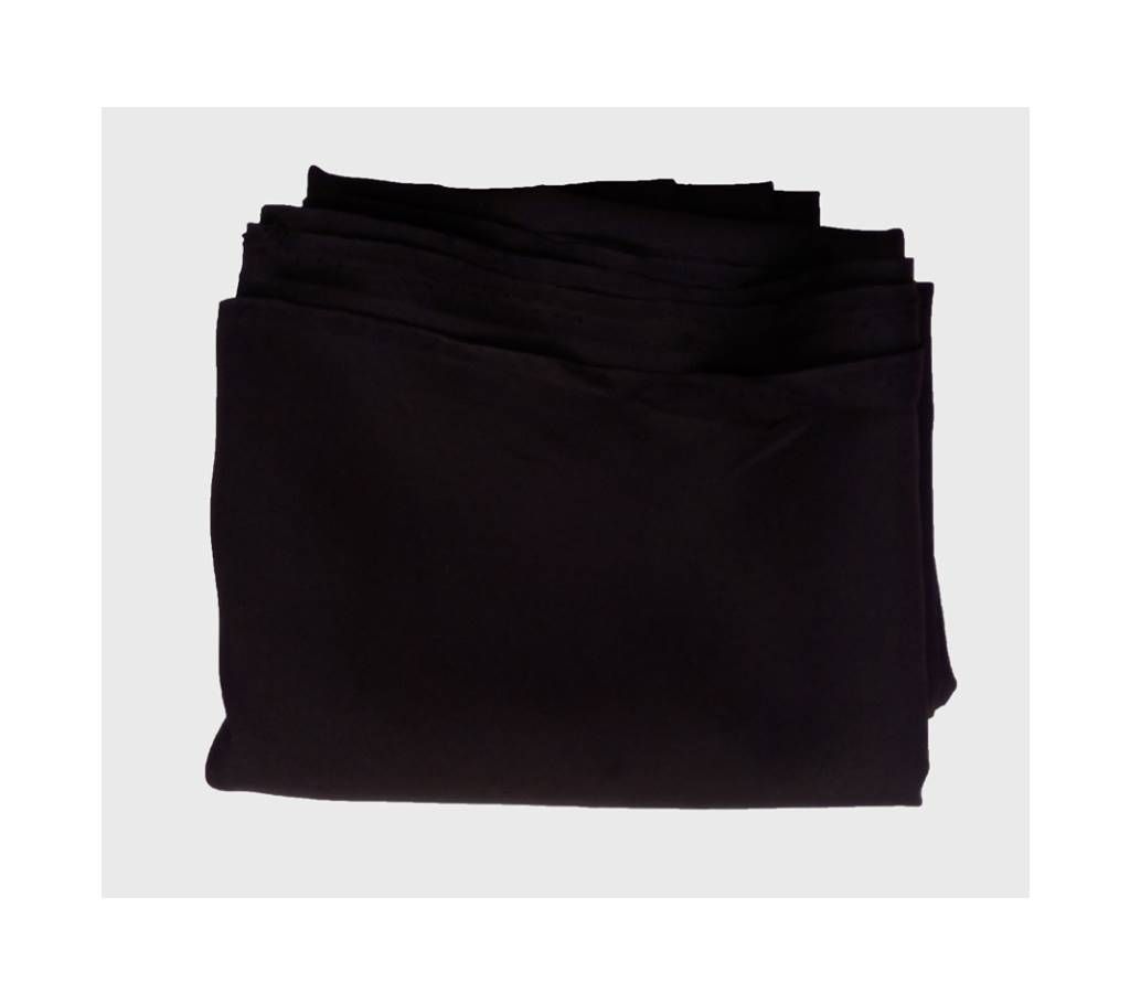 Solid Color Butterfly Gauge Fabric - Black