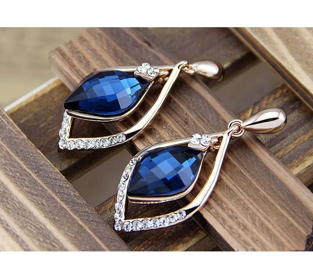 Chia Fashion Crystal Wedding style Pearl Earrings (by Pink Point - CHIA23)