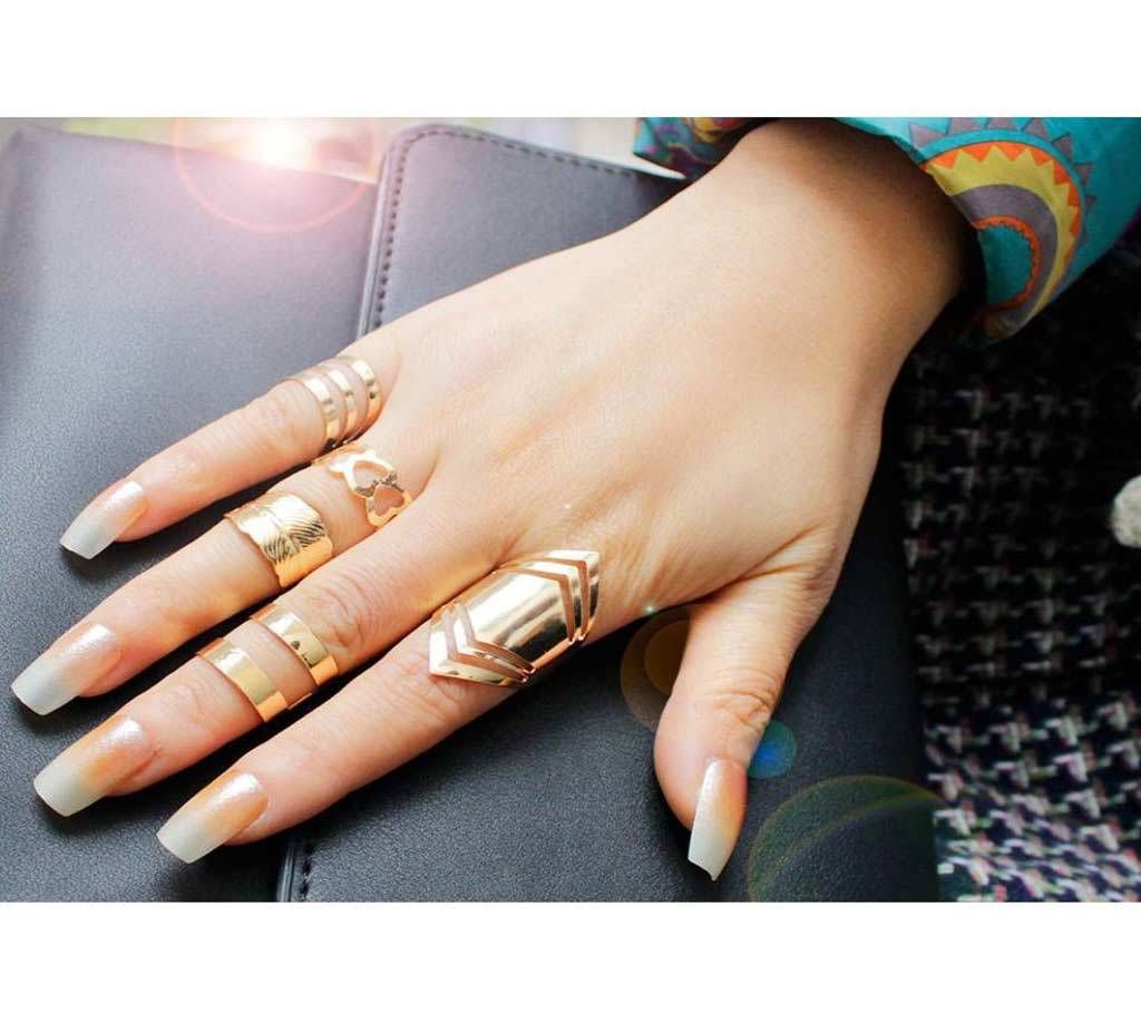5Pcs Finger Ring Set