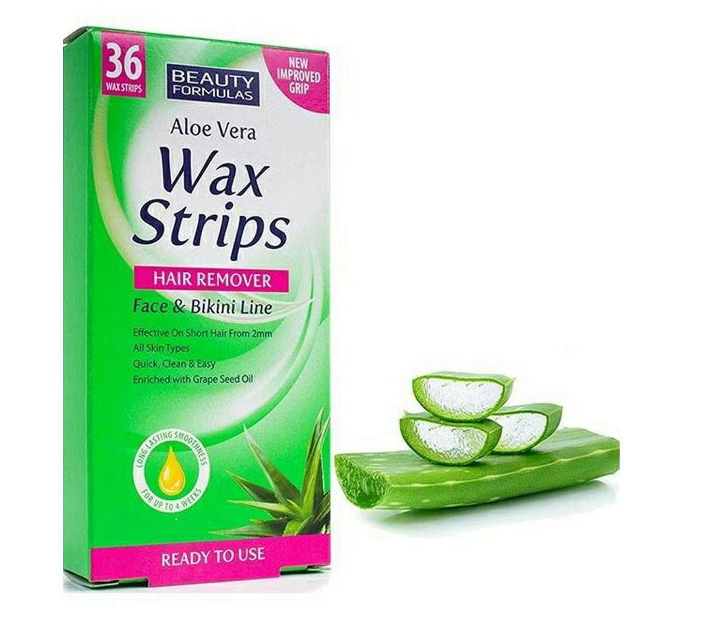 Aloe Vera Wax Strips