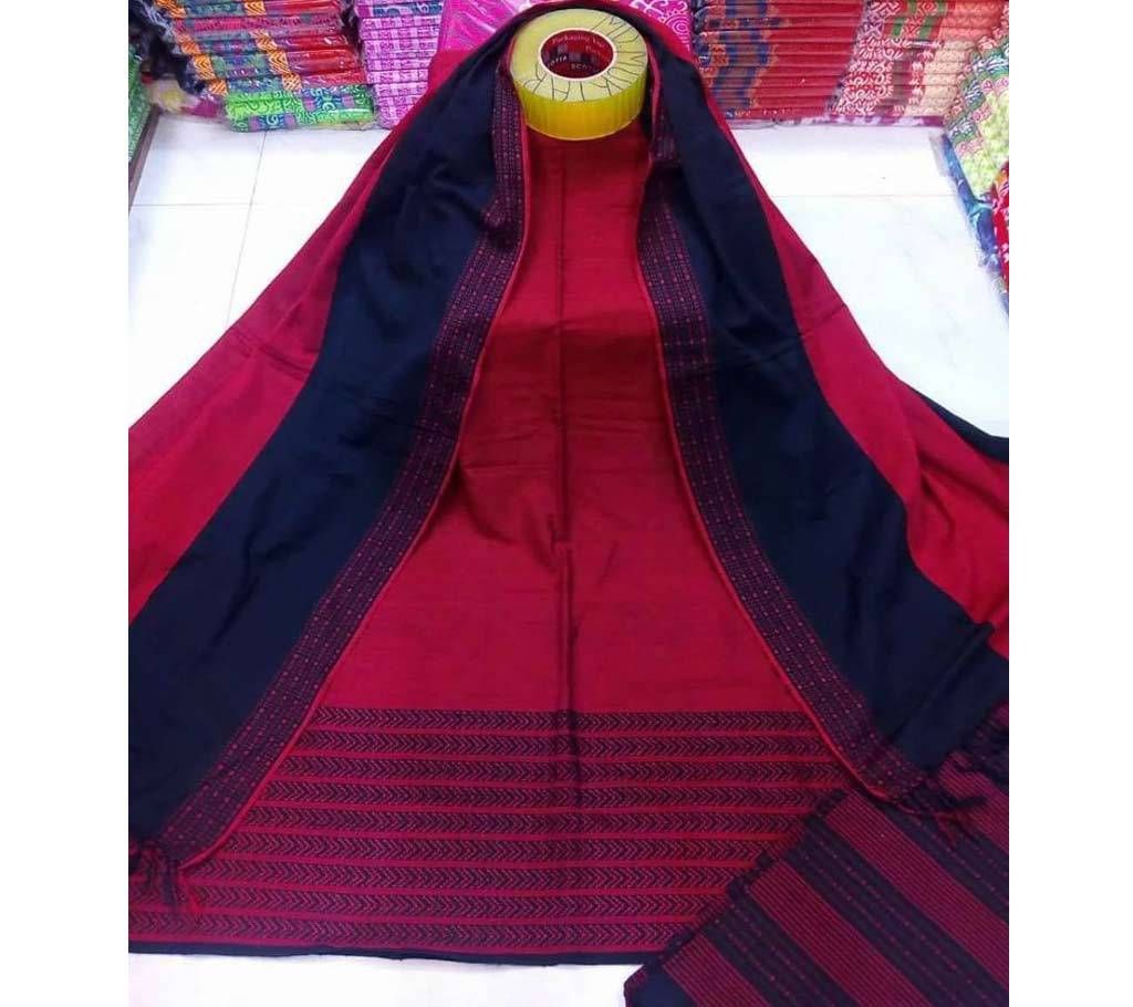 Unstitched Tat Cotton Three-Piece