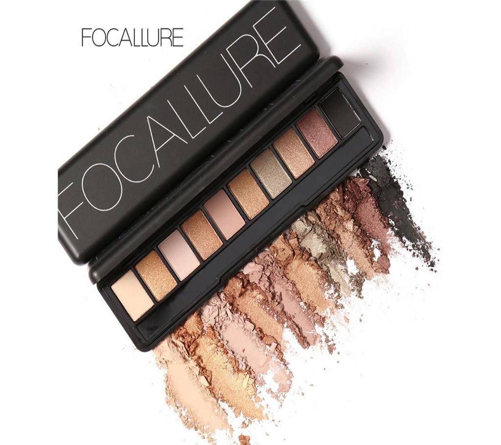 Focallure Eye-shadow Palate - 10 Color- Chine